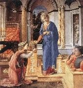 Fra Filippo Lippi The Annunciation with two Kneeling Donors china oil painting reproduction